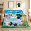 Custom Name Fairy Tale Flannel Blanket Throw Blanket Soft Warm Sofa Bed Decor Unique Gift