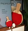 Plush Ping Pong Racket Doll - Children's Stuffed Animal Bedtime Pillow