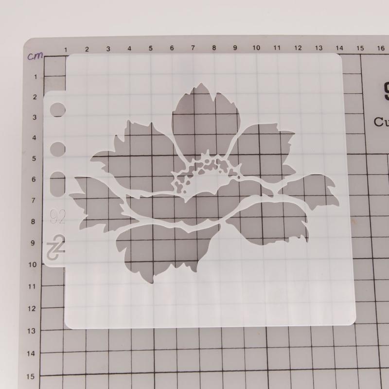 Große Blumen Schablone Vorlage Wiederverwendbare Kunststoff Mal Schablone für