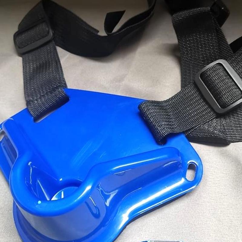 2Pcs Fishing Fighting Belt Adjustable Fishing Belt Rod Holder Fishing Fighting Waist Belt Plastic Fishing Rod Holder