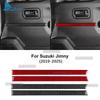 Real Soft Carbon Fiber Sticker For Suzuki Jimny JB74 JB64 2019 2020 2021 2022 2023 2024 2025 LHD RHD Car Door Decor Trim