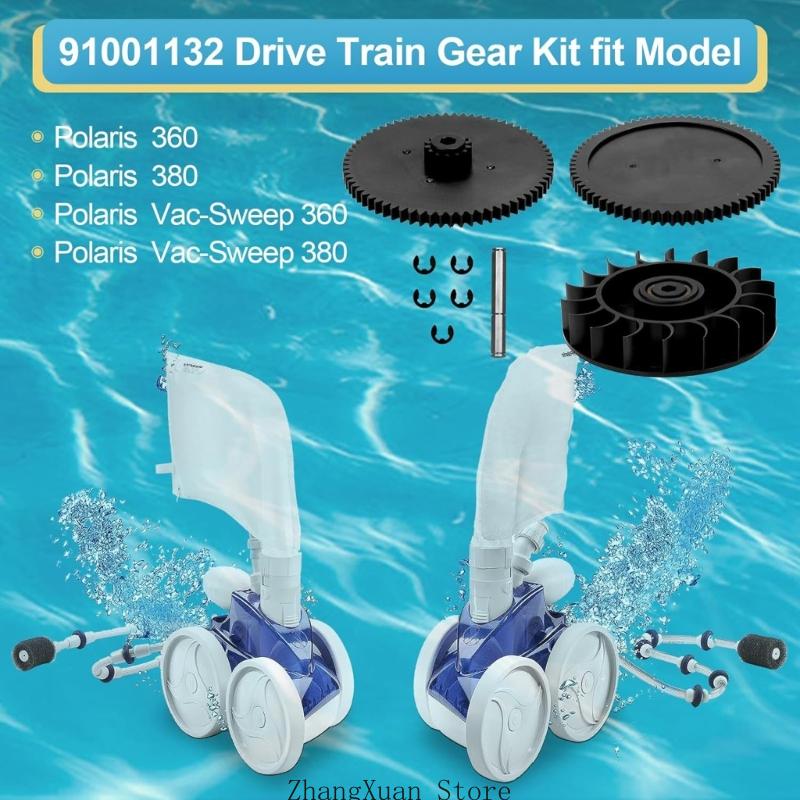 Drive Train Gear Set for 360 380 Models Pool Cleaner Parts Easy Installation 3XUF