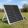 Aluminum Frame 12V 20W Monocrystalline Solars Panel For Roof Vents And Outdoor Lighting