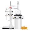 Essential Oil Distillation Kit, 500ml Distillation Apparatus, 3.3 Boro Lab Glassware Distillation Kit with 1000W Heating Plate and 24, 40 Joint, 33