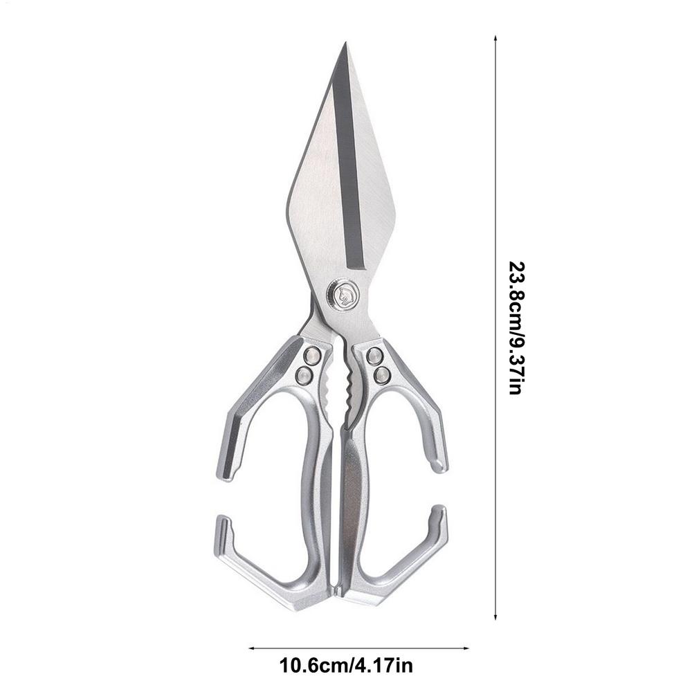 

Кухонные ножницы 2в1 универсальные с орехоколом, сверхпрочные из нержавеющей стали, кухонные ножницы для резки мяса, кухонные гаджеты