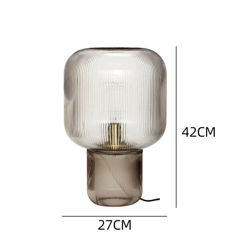 Nordic Modern Glass Table Lamp - Creative, Stylish Lighting for Living Room, Bedroom, Hotel, or Model Room