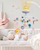 Baby Music Projector Bedside Rattle: Soothing Rotating Bell with Remote Control for Infants 0-1 Year