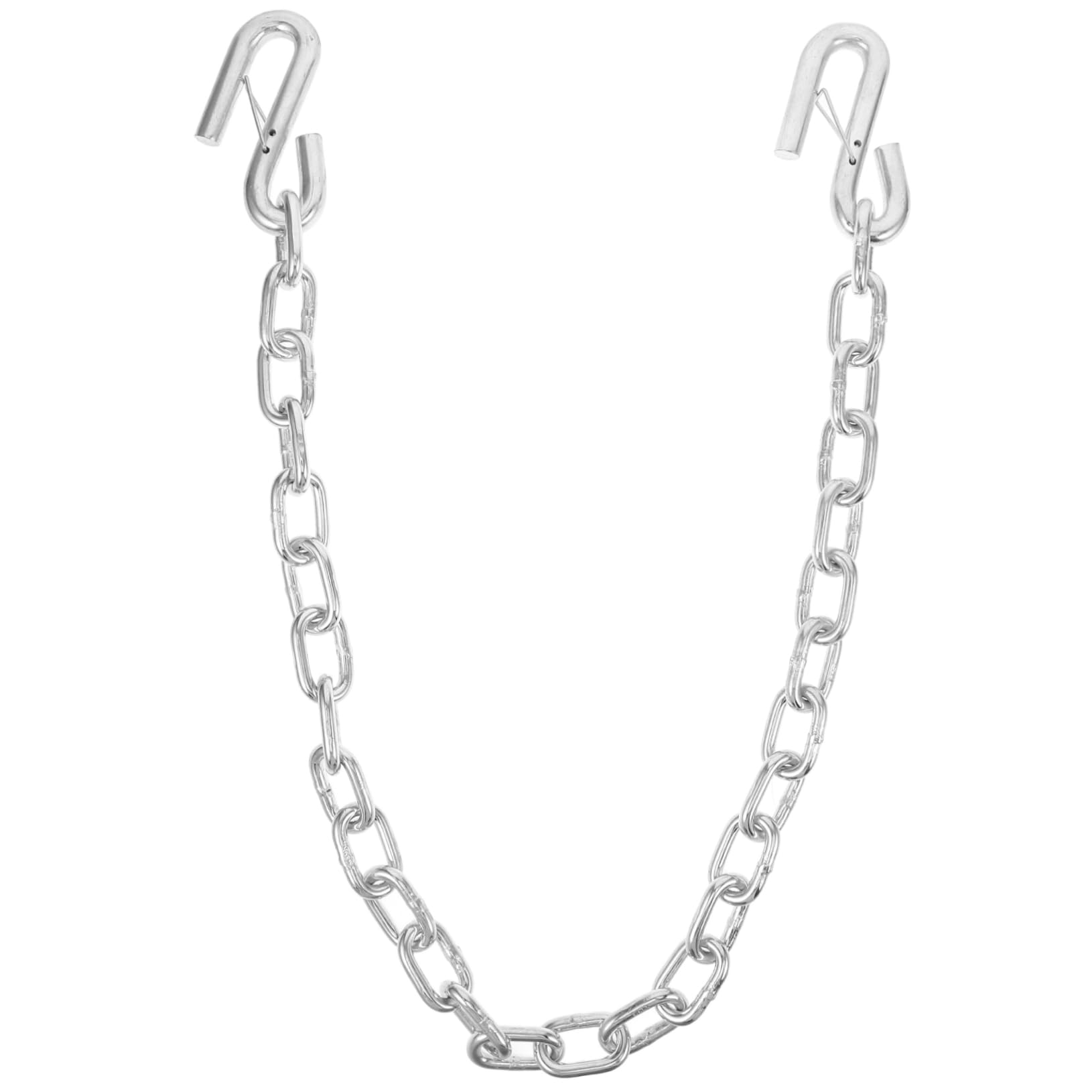 

HAWILLOSCH Противопадение Цепь Пружинный Крюк для Прицепов с Надежной Страховочной Цепью для Прицепа, Прочный, 105.00X6.00X1.20CM серебряный