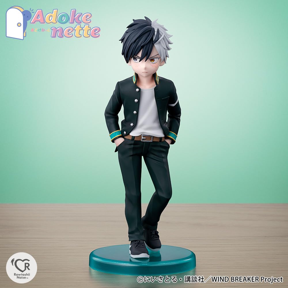Rowtashii Noise Adokenette WIND BREAKER Sakura Approximately PVC ABS Painted Finished Figure Haruka, 140mm, &