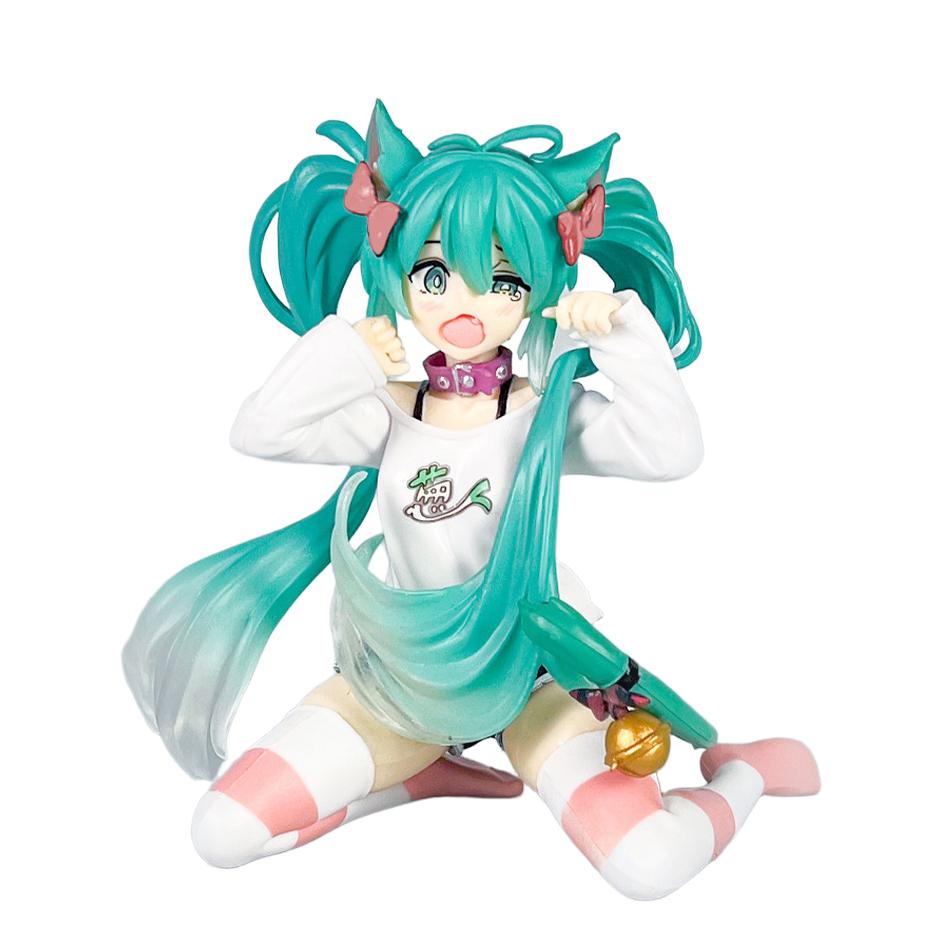 

21см Сексуальна Дівчина Міку Аніме Фігурка Модна Субкультура Міку Фігурка Дії Різдвяний Подарунок ПВХ Колекційна Модель Лялька Іграшки