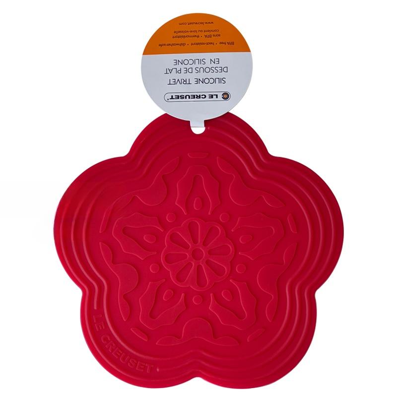 Le Creuset Cool Color Heat Resistant Silicone Mat High Temperature Resistant Table Mat Anti Scalding Pot Mat Dining Table Pad