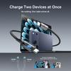 JOYROOM S-A57 1.5m Type-C to Dual Type-C 100W Fast Charging Data Cable for Laptops/Tablets/Smartphones