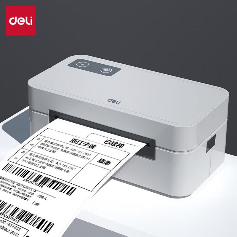 Deli GE431W Thermal Label Printer CN plug (adapter included)