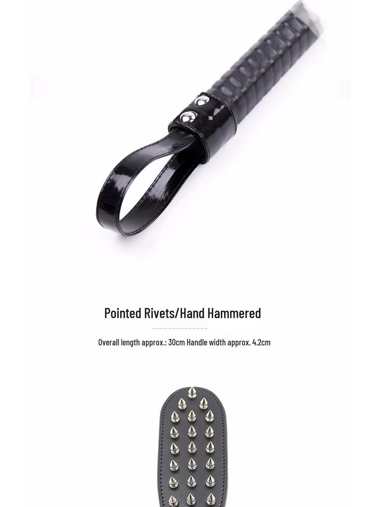 Long Handle Rivet Horsewhip: Erotic Spanking & Discipline Toy