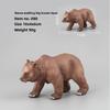 Wild Brown Bear Pvc Figurine Collection With Realistic Design For Young Children