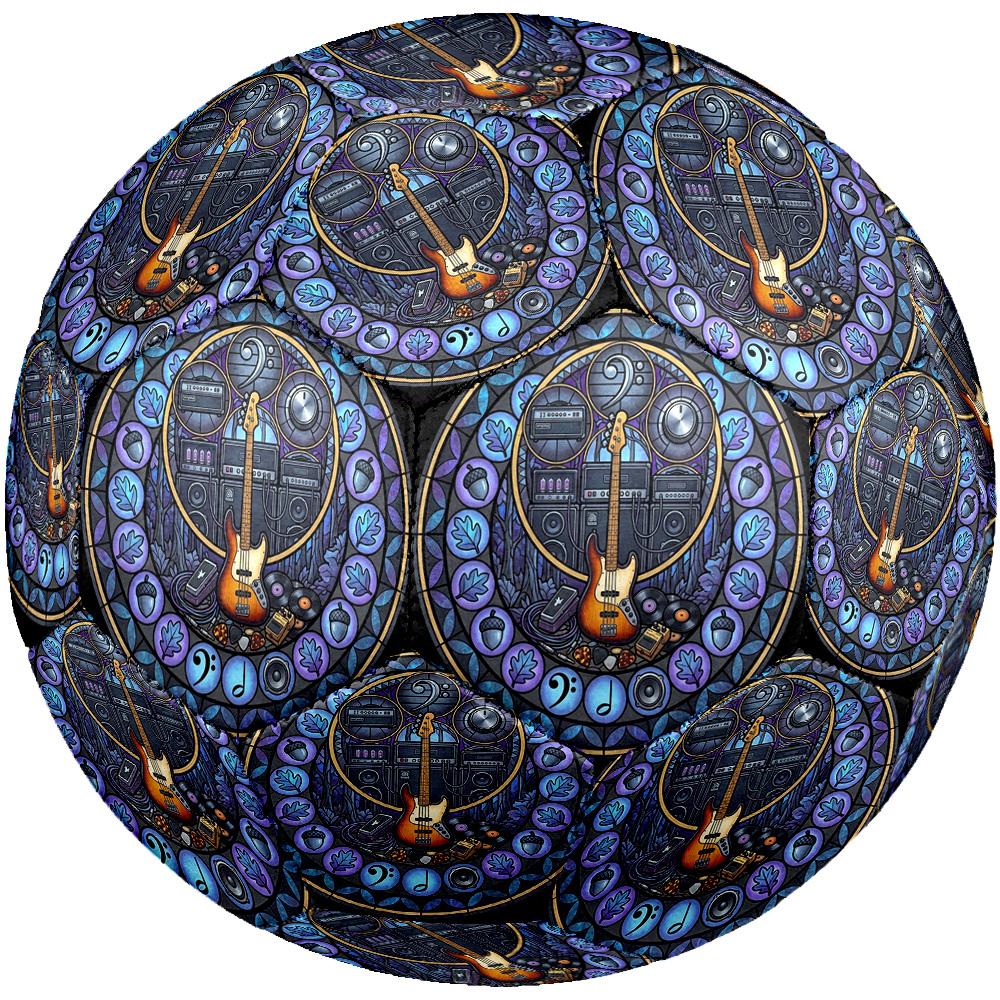 Music Nature Harmony Round Football Size 5 Adult Ball Suitable for Training Matches and Outdoor Team.
