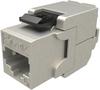 Solarix Cat6A STP RJ45 Tool-Free Keystone Module SXKJ-10G-STP-BK-SA