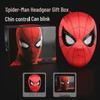 Remote-Control Spider-Man Mask with Blinking Eyes and Lights for Cosplay