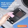 Mesh Car Sun Visor Organizer Large Capacity Cards Holder Hanging Sunglasses Clip  Car Accessorie