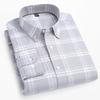 New in shirt hight quality 100%cotton long sleeve shirts for man slim fit casual plain shirt soft plaid trends designer clothes