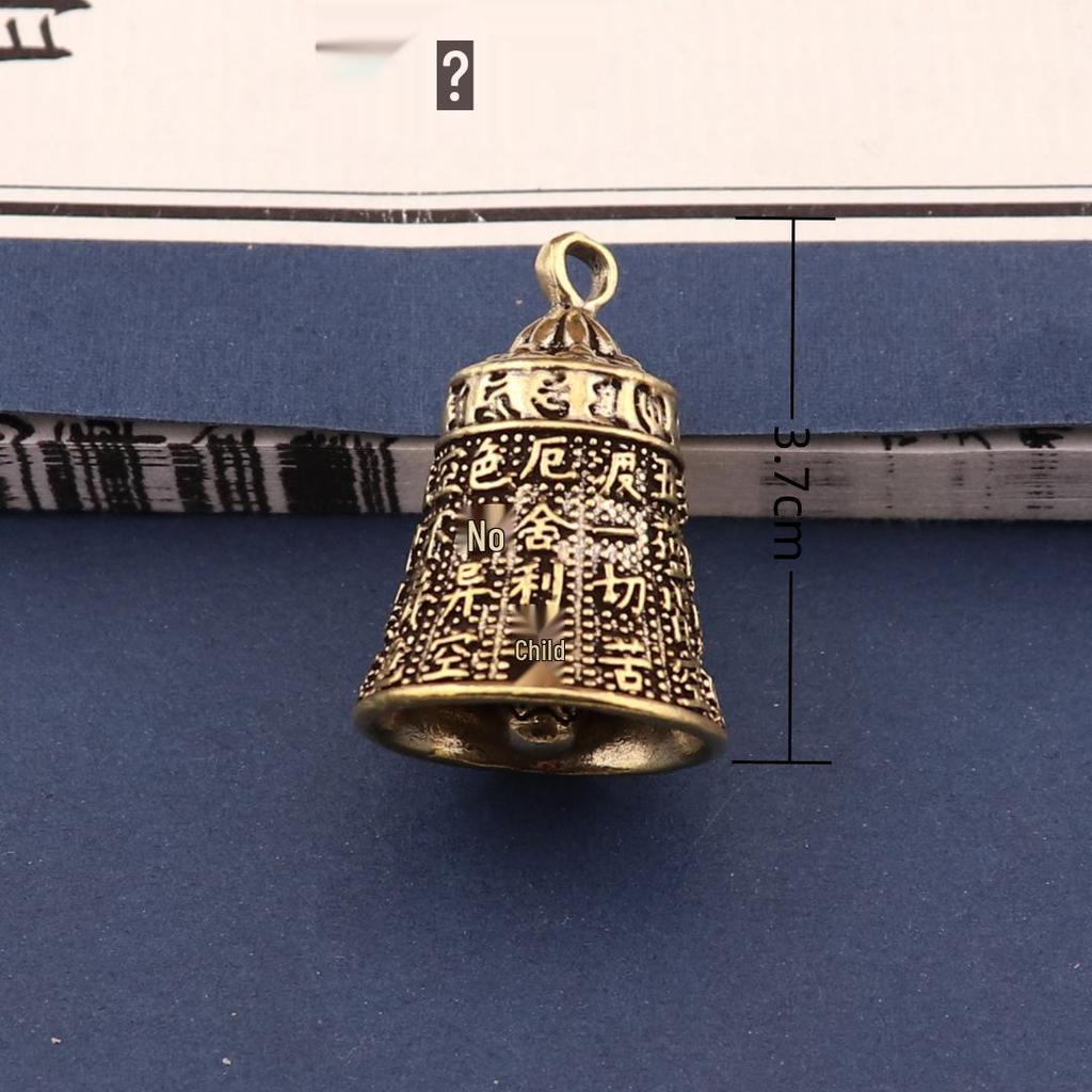 Vajra Glocke Herz-Sutra Löwenkopf Schlüsselanhänger Anhänger Taschenanhänger