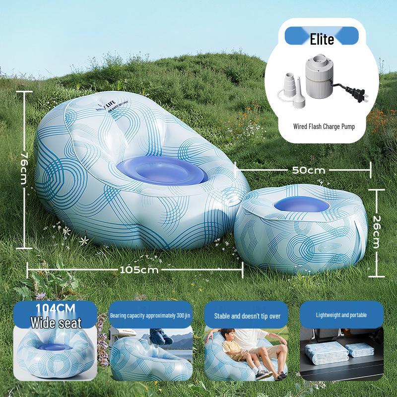 Eco-Friendly Portable Self-Inflating Inflatable Camping Sofa