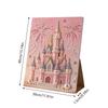 DIY Beaded Painting Art Craft Set Castle Pearl Painting Craft Handmade Pearl Painting Supplies For Adults Art Lovers