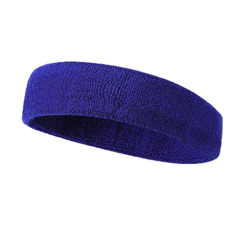 

Unisex Sweat-Wicking Sports Headband for Running, Cycling, and Basketball синий