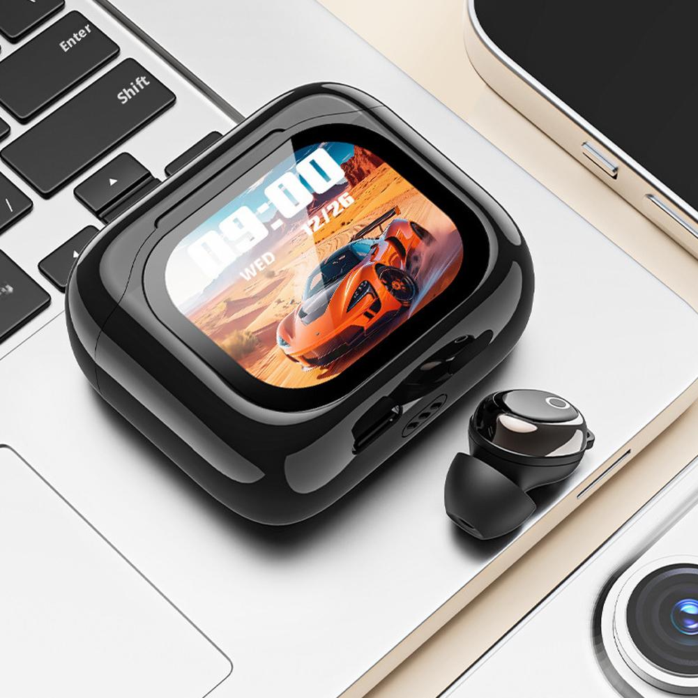 Wireless Bluetooth Earphones With Screen AI Translation For Sports Meetings Running Music Earbuds With Heavy Bass