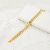 Personalized Hip Hop Fashion Titanium Steel Women's Bracelet Wristband Cuban Chain Accessories