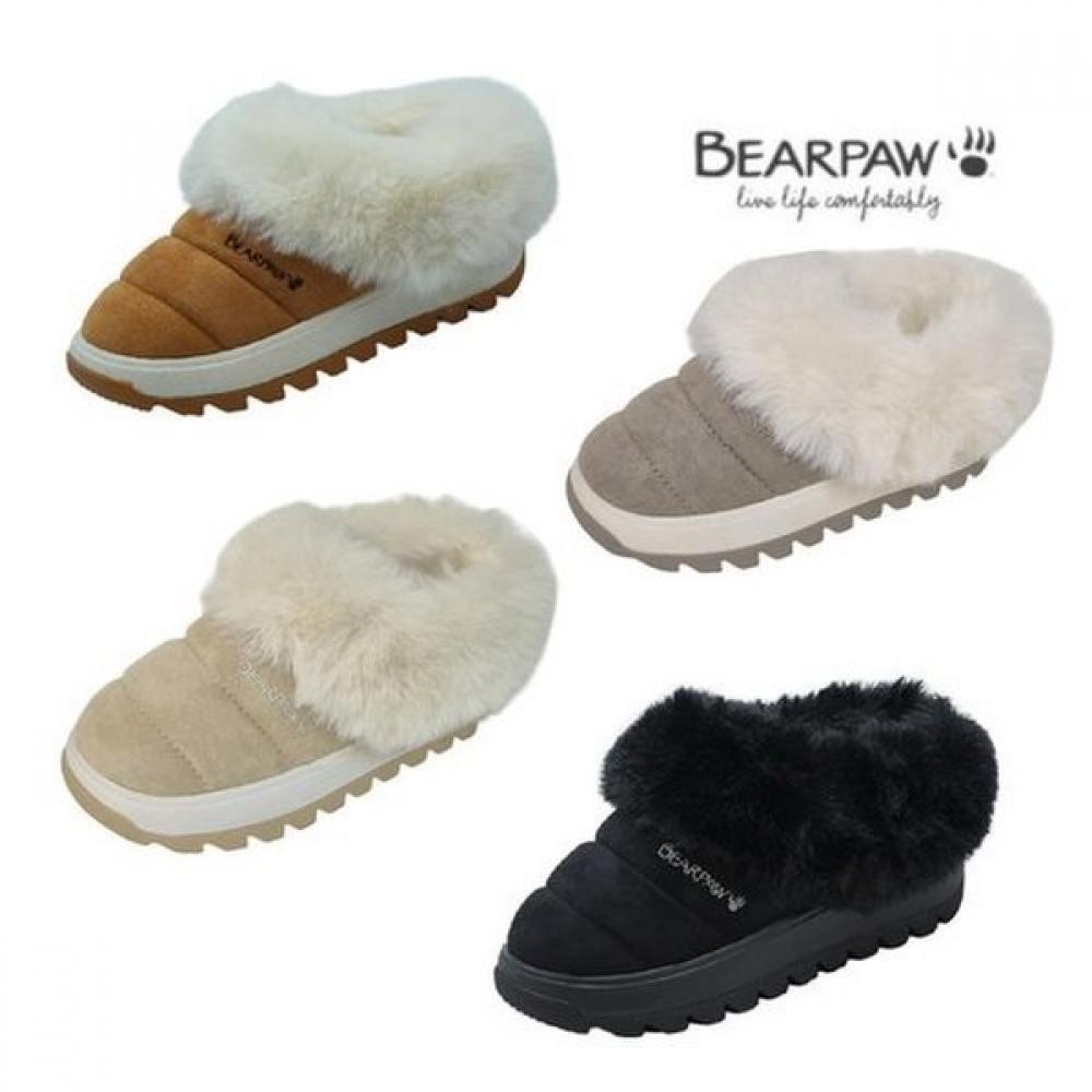 Детские зимние меховые слипоны Bearpaw K3039rdk ecru210 7170₽