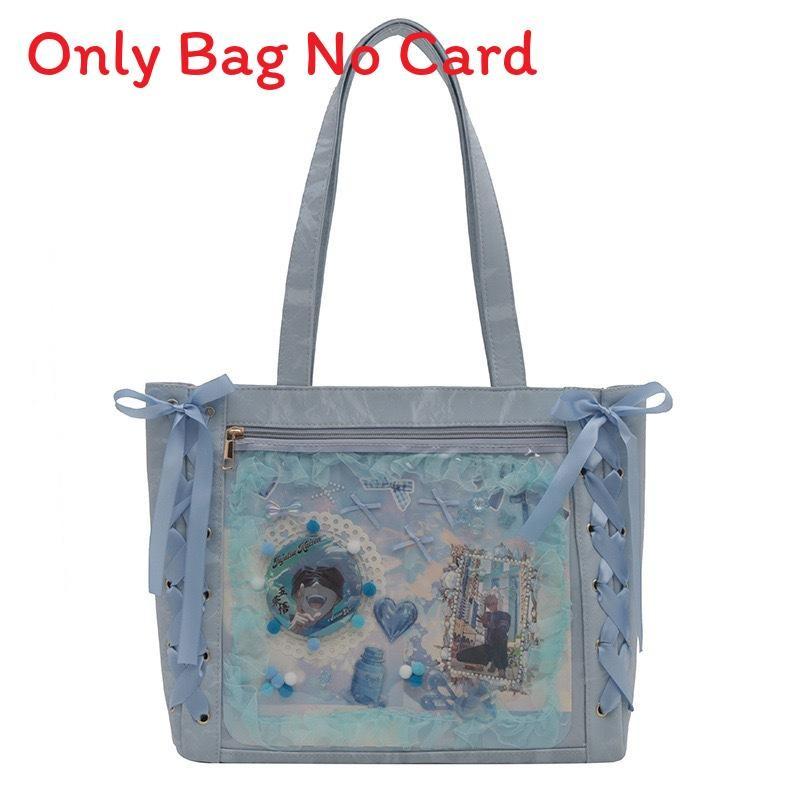 Tie Bow Itabag Large Capacity Single Shoulder Underarm Bag Cartoon Women Gift