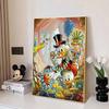Disney 5D DIY Diamond Painting Decoration Set Scrooge McDuck Treasure Hunt Theme Illustration Diamond Embroidery Rhinestone Cross Stitch Kit Handmade