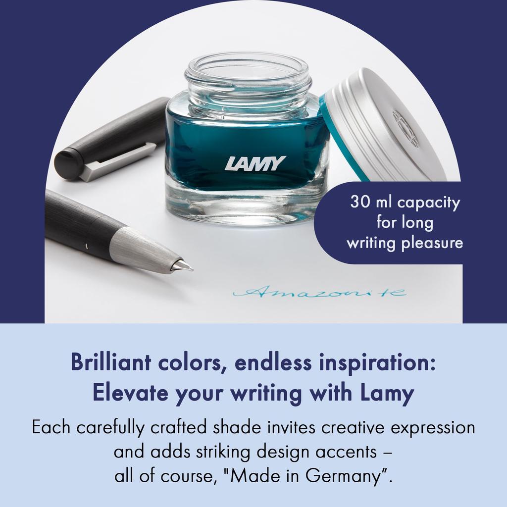 LAMY Crystal Amazonite LT53AM Bottled Officially Imported Ink, 30ml,