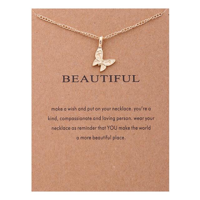 Colliers en alliage pour femmes, pendentif porte-bonheur, mignon et élégant, soleil, amour, étoile, feuilles, trèfle, licorne, accessoires de mode, bijoux, nouvelle collection