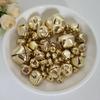 Light Gold Cross Bell Christmas Wreath Decoration
