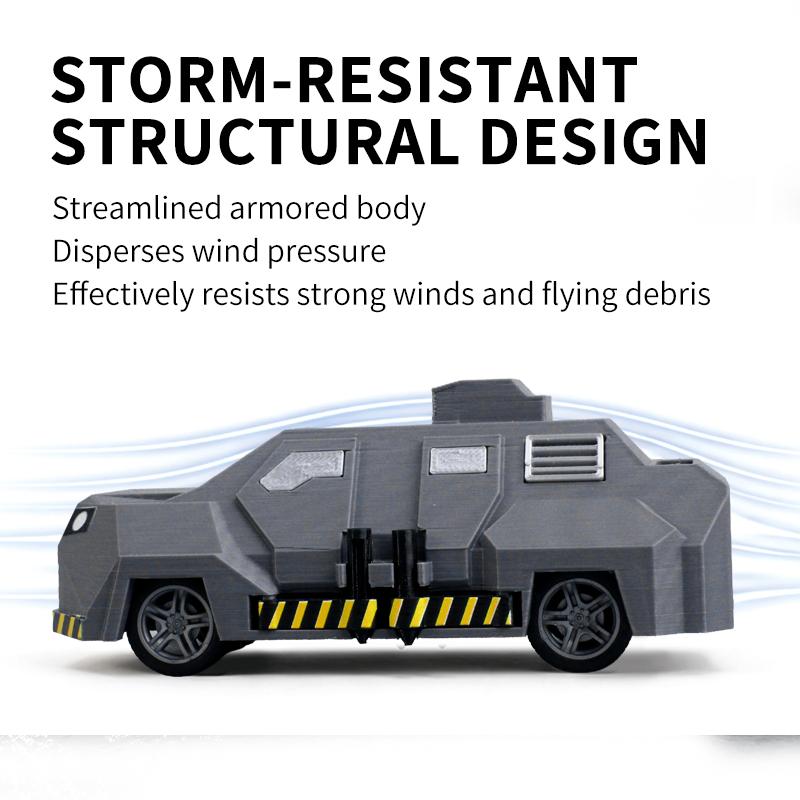 Storm Interceptor Titus Tornado Chaser Armored Vehicle Model Movie Replica Collectible Toy Car Gift