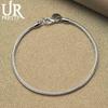 925 Sterling Silver 3MM Snake Chain Bracelet Fashionable Wedding Jewelry