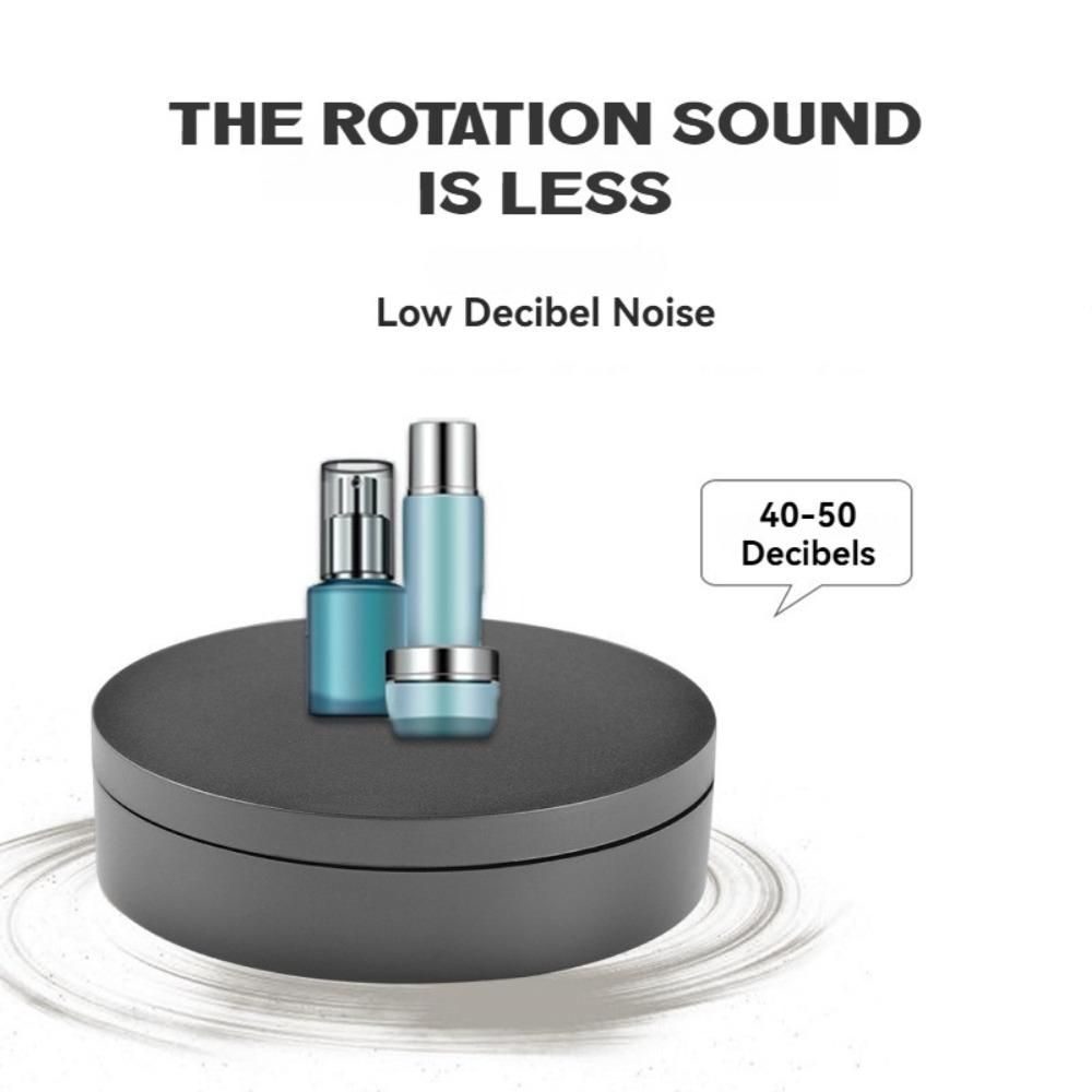 Elektryczny obrotowy stolik 360° Zmotoryzowany wizualizer biżuterii/kolekcjonerskich Wideo
