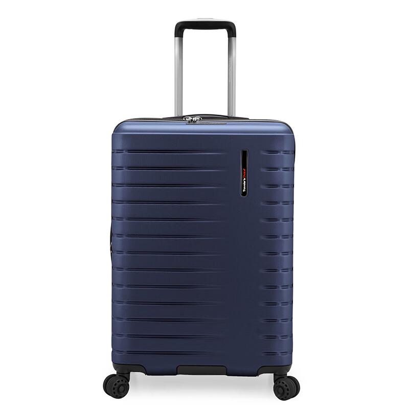 Классический жесткий чемодан на колесиках Luxchoice в полоску 24-inch