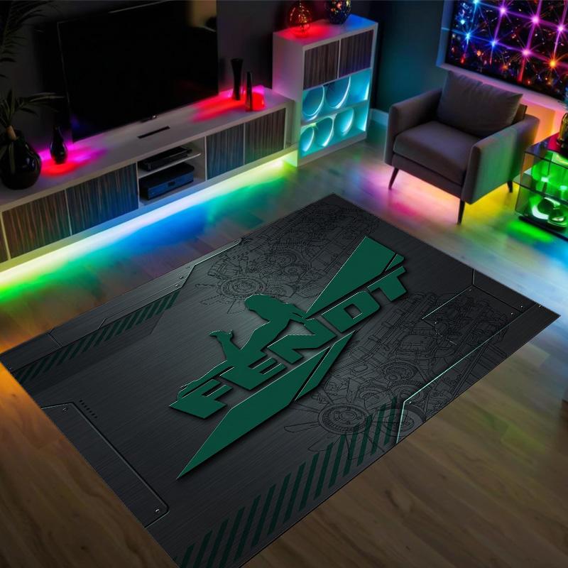 Tappeto in Velluto di Cristallo Design Fendt Accogliente Non?Tappeto Stampato Antiscivolo per Camera da Letto Soggiorno Ingresso