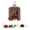 Round Bird Cage Easy-Clean with Hanging Hook Compact for Home