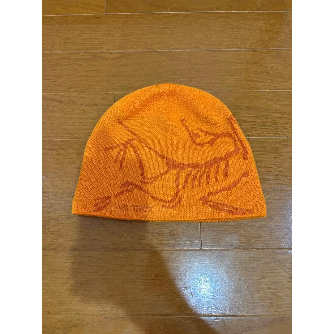 Used ARC TERYX Knit Hat Beanie Orange