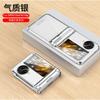 OPPO Find N3 Flip Phone Case Full Cover Transparent Electroplated Hinge Shockproof PC Shell With Magnetic Adsorption