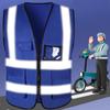 Breathable Traffic Waistcoat Wear Resistant Cycling Safe Jacket Reflective Safety Vest  Workwear