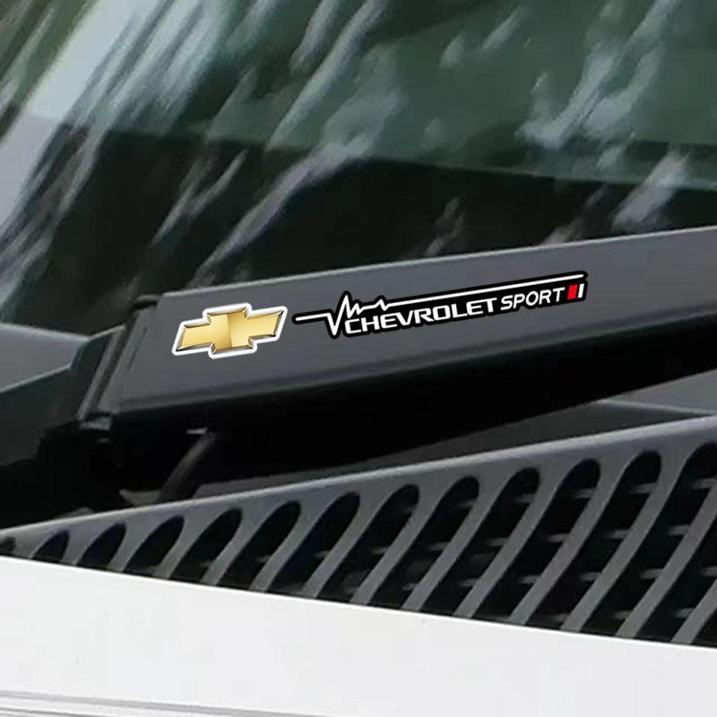 Car Window Wiper Stickers Emblem Decals Accessories For Chevrolet Cruze Aveo Camaro Colorado Captiva Lacetti Cobalt Silverado SS