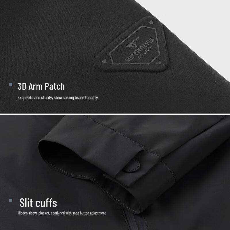 SEPTWOLVES Men's Four-Way Stretch Business Casual Jacket
