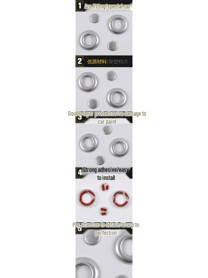 Decorative Frame for GLC Seat Headrest & Backrest Control Switch - Fits 17 Models