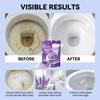 Poudre Nettoyante pour Toilettes Un Nettoyant Automatique pour Toilettes Qui Les Taches Tenaces Et Le Tartre Produits de Nettoyage Sûrs pour Toilettes.