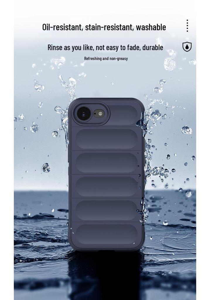 Compatible with iPhone 17e: Liquid Silicone Case with Full Lens Coverage & Airbag Drop Protection